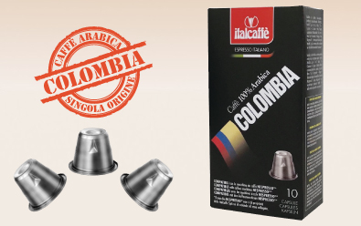 Capsula caff espresso Colombia compatibile Nespresso