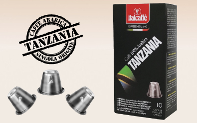 Espresso Tanzania 100% Arabica Nespresso compatible capsules